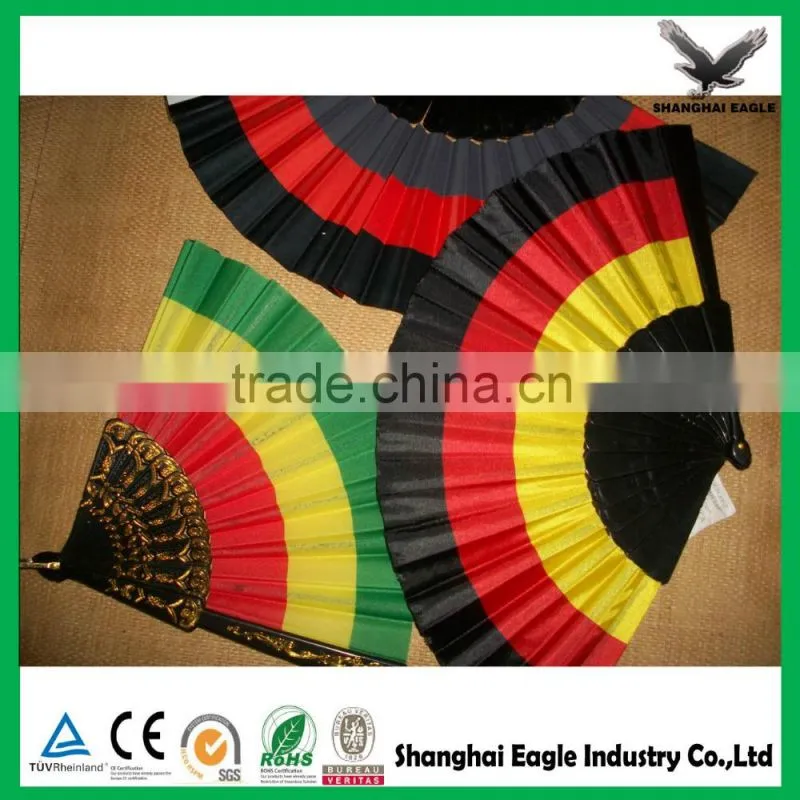 Wholesale printed custom nylon folding fan
