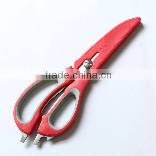 Multipurpose Stainless Steel Kitchen Scissors With Cap