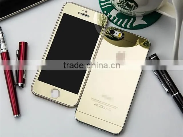 2016 new produtcts Full Color Titanium Alloy Tempered Glass for iPhone 6s Mobile Phone Case China supplier