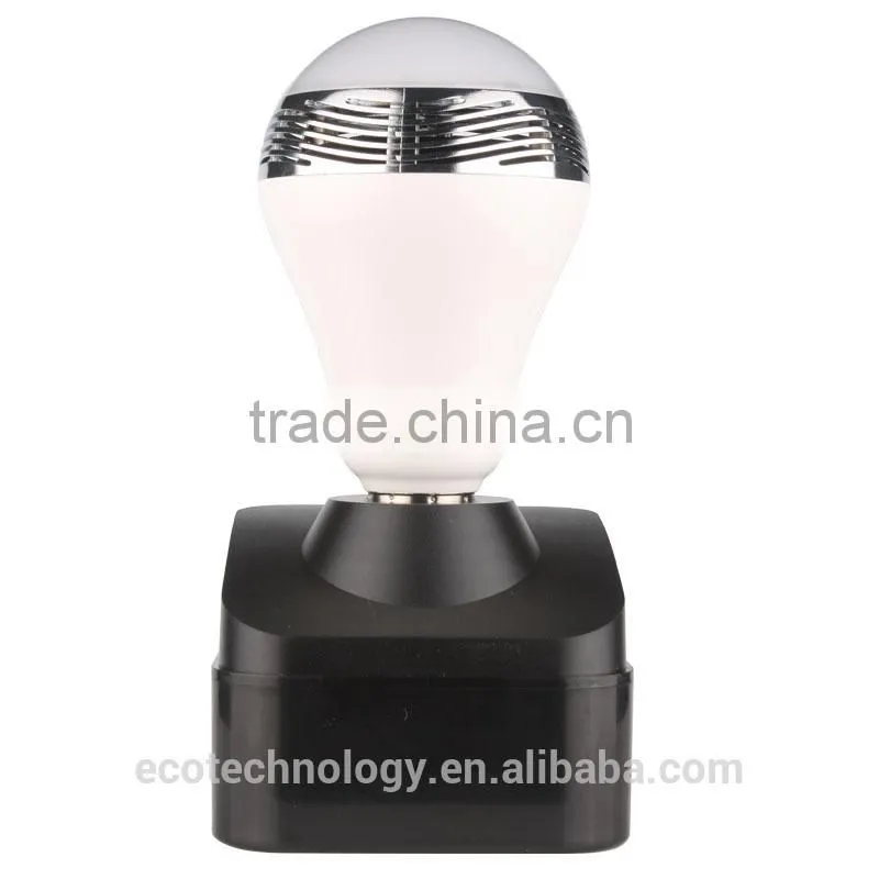 BL05 Bluetooth 4.0 Music Audio LED Speaker 7 Colors Bulb LED Light Lamp White E27 Mobilephone App Control For Iphone Samsung