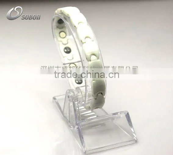 stylish ceramic design with bio magnetic bracelet