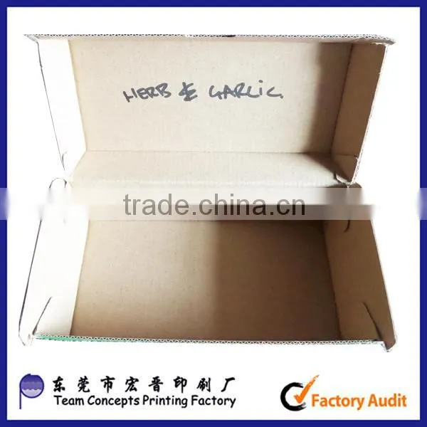 cheap recycled brown kraft paper food box wholesale