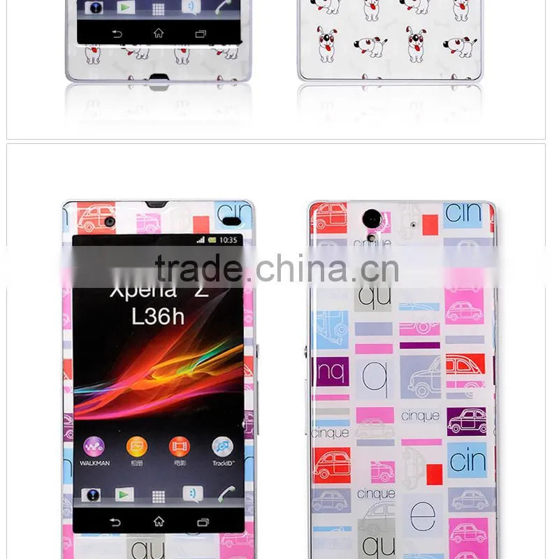 Hot sell 3D effect Sticker for sony Xperia L36H
