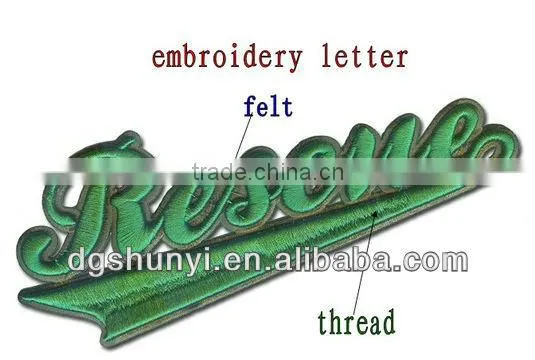 custom embroidery size label