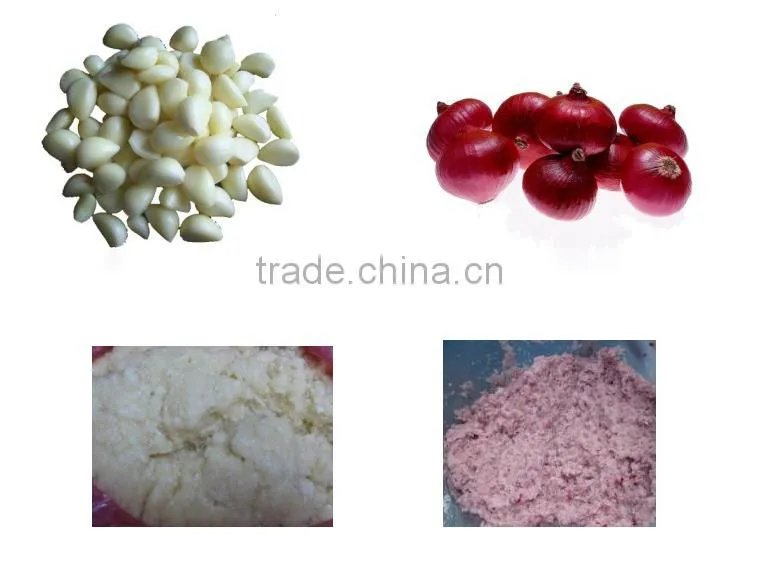 Low consumption Spinach grinding machine garlic broker Mashed garlic machine/green bell pepper shreds making machine