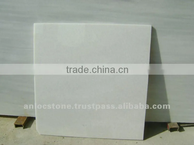 White marble tiles