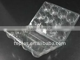 disposable plastic egg container
