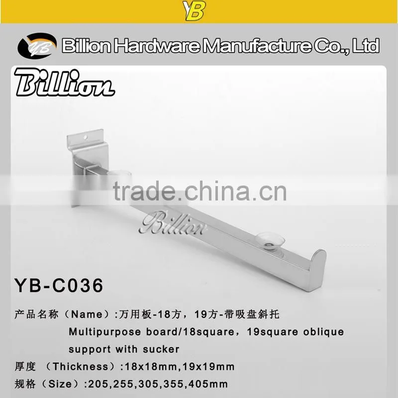 New Style metal Bracket Shelf support wood glass support bracket with Suck