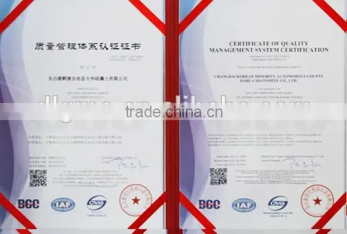 diatomite filter aid for high fructose corn syrup
