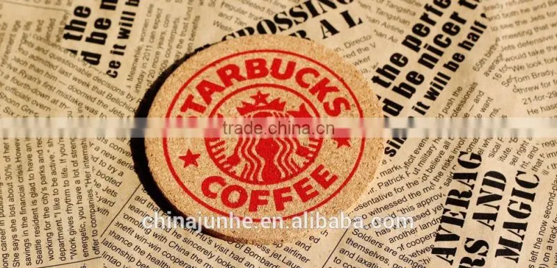 New design cork wood coaster for drink use