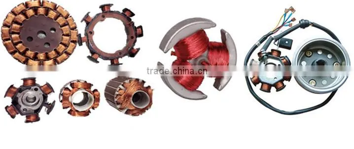 200mm Turning diameter double heads semi-auto coil winding machine