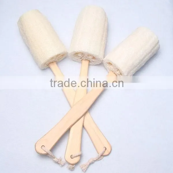 High quality natural wooden body brush,soft back makeup body brush