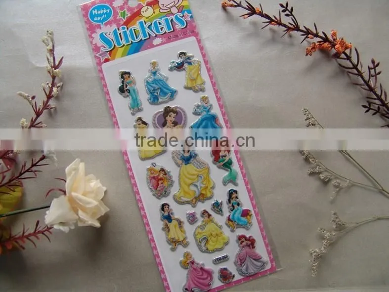 removable promotional gift 3d foam sticker,Non-toxic 3d foam sticker