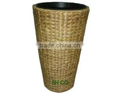 2015 New Product Water Hyacinth Hamper for Home Decoration and Furniture