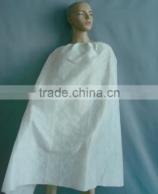 Disposable PP Non woven hairdressing cape