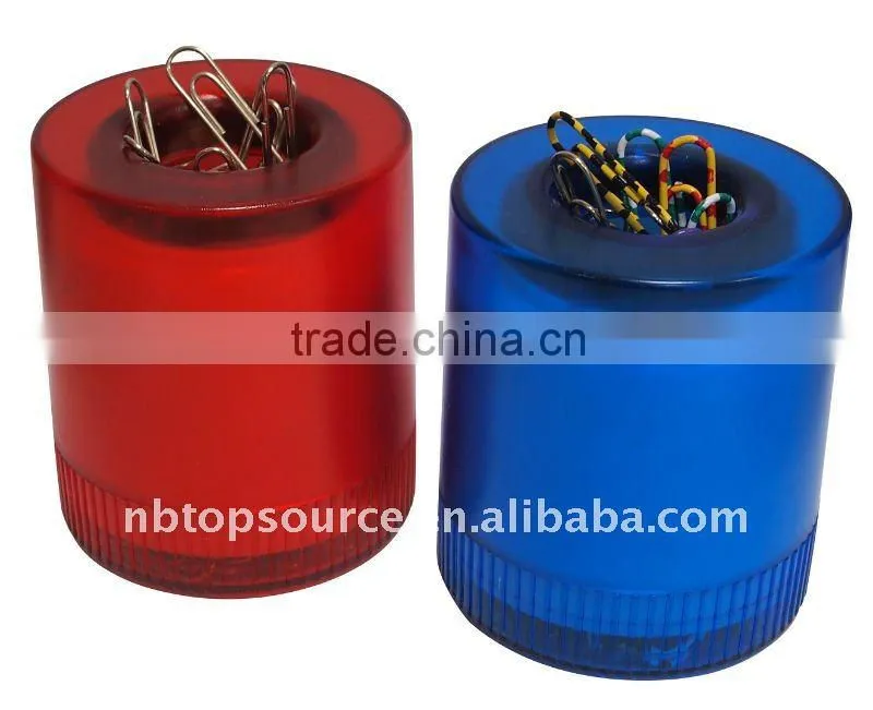 Good selling utility colorful magnetic paper clip holder