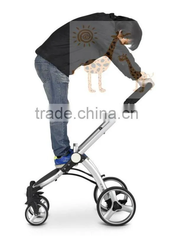 2016Baby Stroller European standard High Quality And Comfortable 3 in 1 Fuctions Deluxe Reversing Handle Baby Stroller