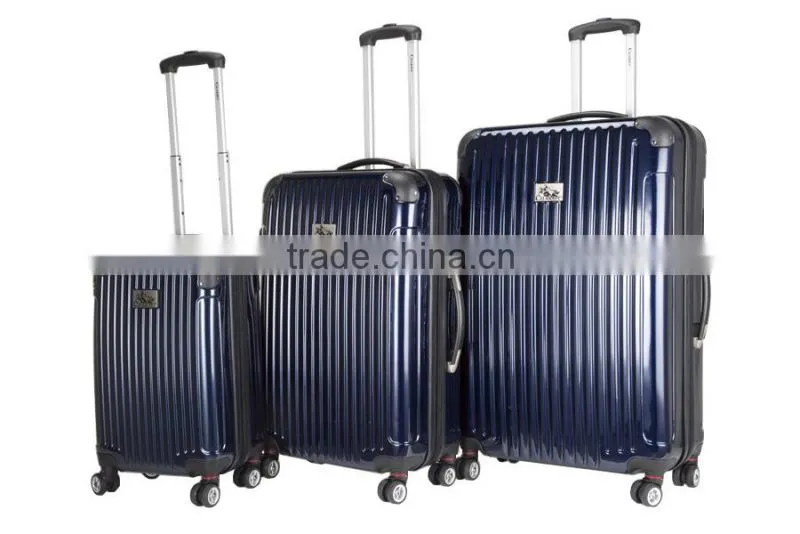 alibaba china hot new product for 2015 !!! colorful wheeled abs travel luggage