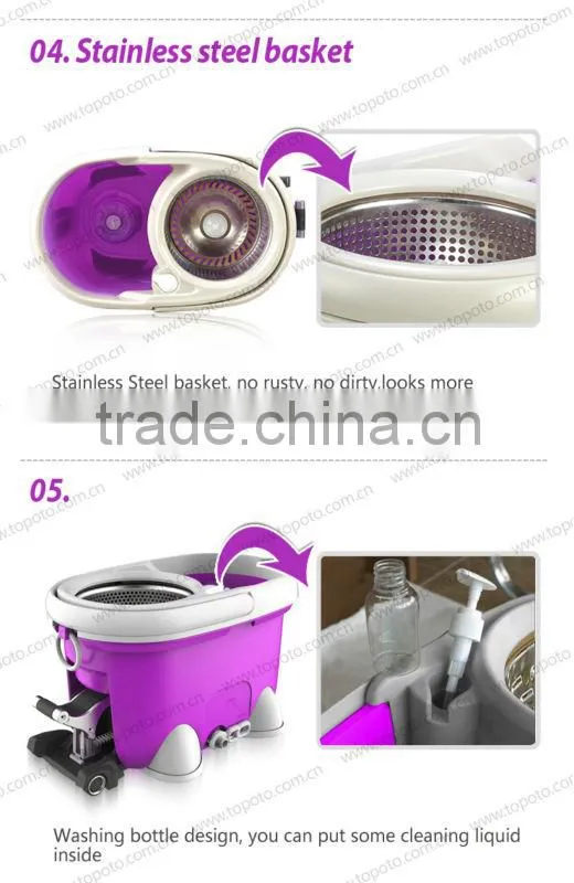 2016 new products 360 magic mop with wheels