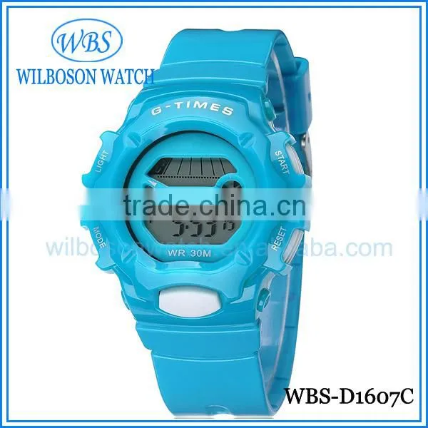 OEM logo kid rubber watch digital watch