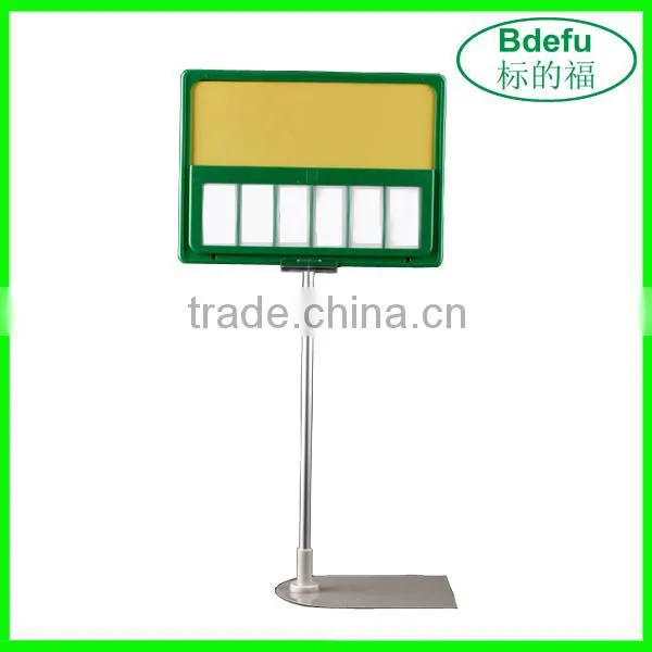Plastic Price Label Stand Price Display Rack for Supermarket