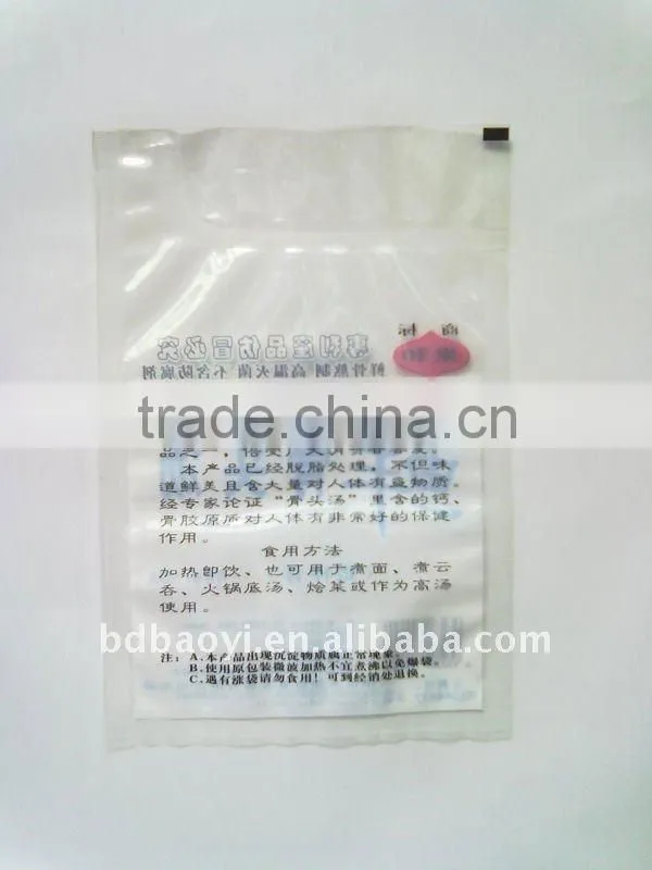 LDPE/PA laminated clear plastic packaging bags for spice