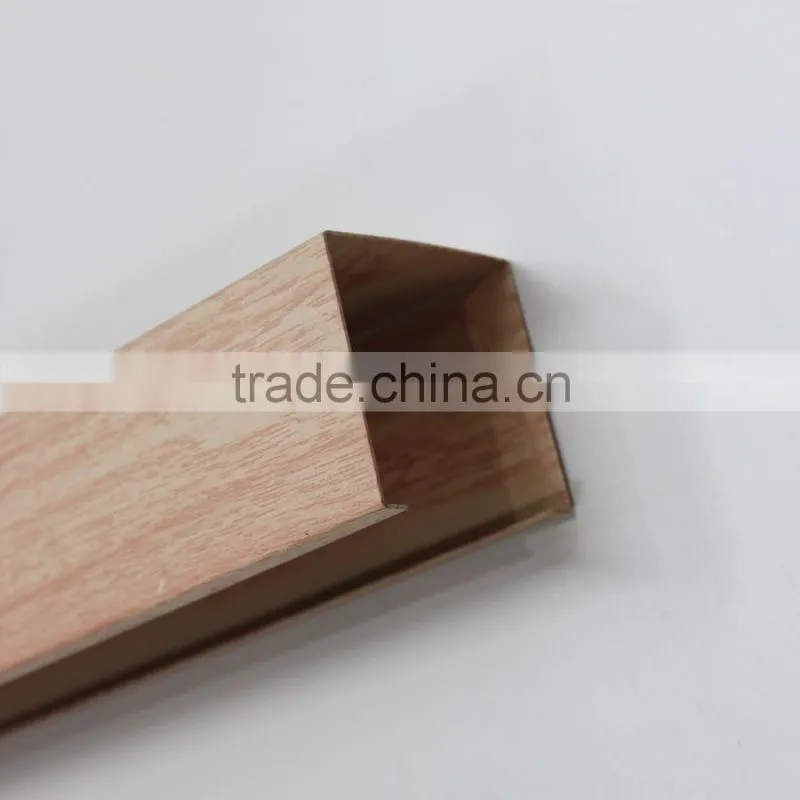 Various Wood Grain Easy to Connect Suspended Metal Ceiling U Aluminum Screen Ceiling Tiles