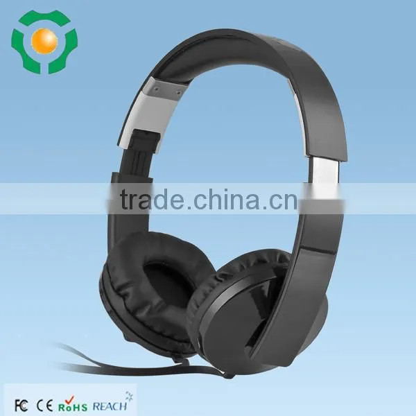 Colorful 3.5mm silent disco headphone, on ear stereo foldable headphone