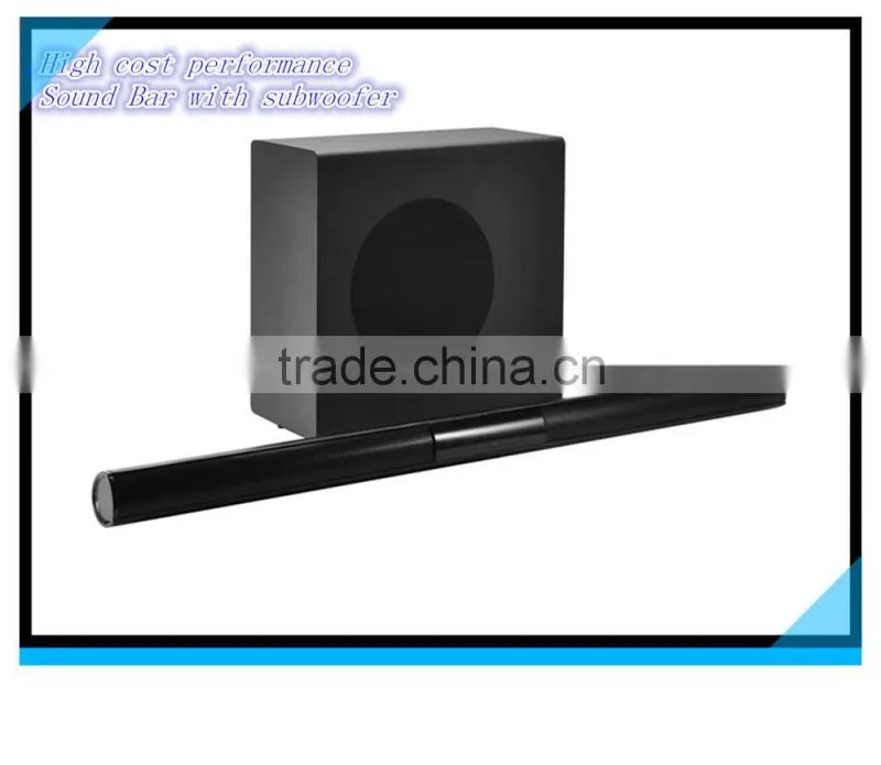 HIGH PERFORMANCE AND LOW PRICE TV SOUND BAR/SOUNDBAR SPEAKER WITH 6.5" WIRED SUBWOOFER