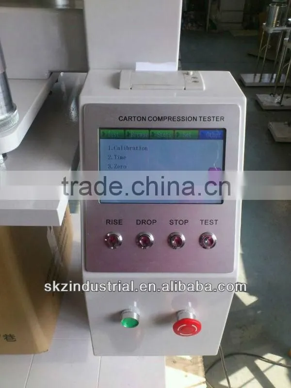 touch screen corrugated box compression strength tester