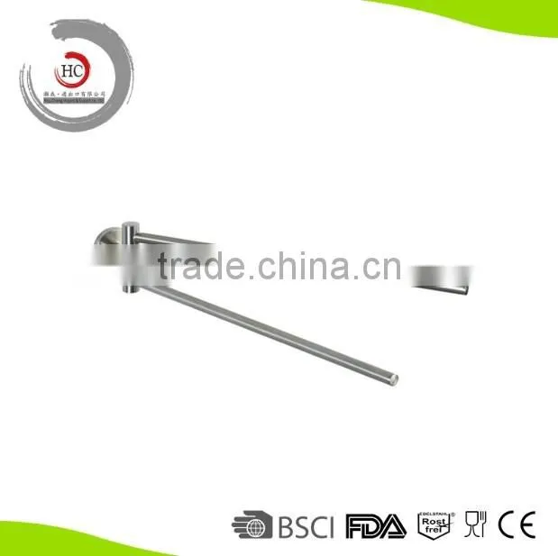 Stainless Steel Double Swing Towel Bar Bathroom Series Towel Rail