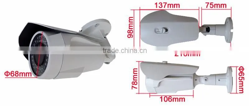 surveillance system security indoor AHD 1MP camera waterproof camera