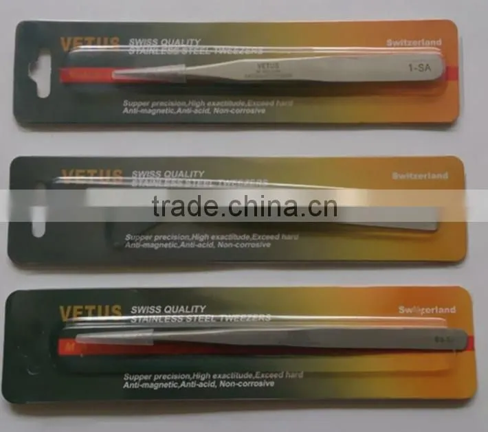 Vetus SA Eyelash Extension Tweezers Lash Extension Tweezers Sharp Pointed Eyelash Tweezers