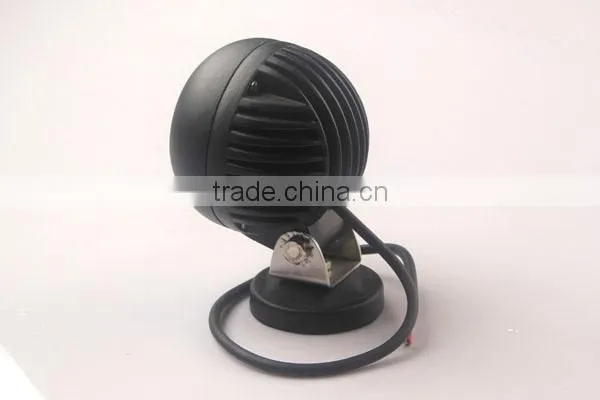 Auto Accessories Round 15W Work Light Led for Bicycle Tractor Boat Jeep Truck