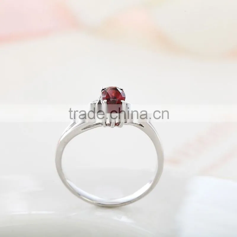 925 sterling silver natural oval shape rhodolite ring. gemstone chunky silver ring.925 silver ring for man.