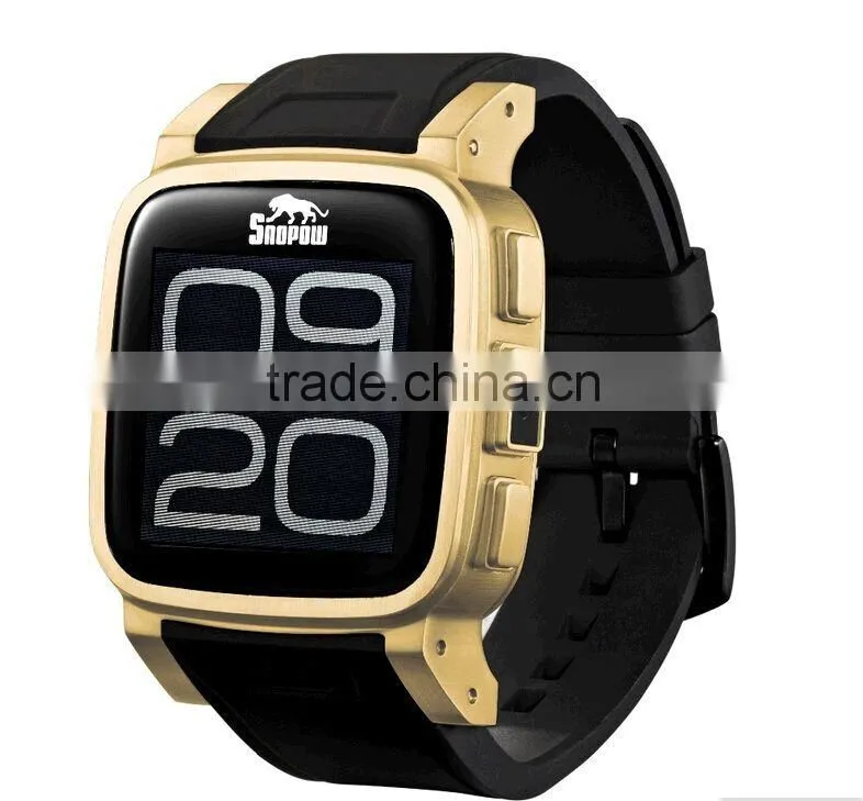Original Snopow W1 Watch MTK6206A IP68 Smartphone 1.6 Inch GSM 2G Rugged watch Phone Bluetooth