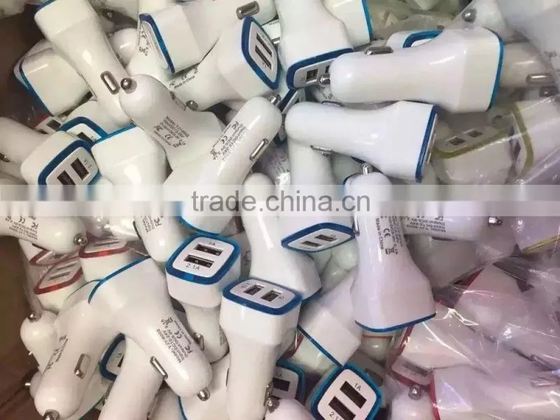 good quality metal bullet shape portable car battery charger for toy car,dual usb car charger