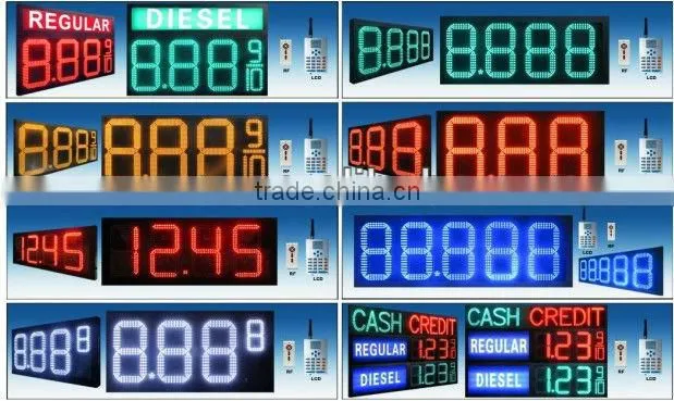 cheap price LED gas price signs