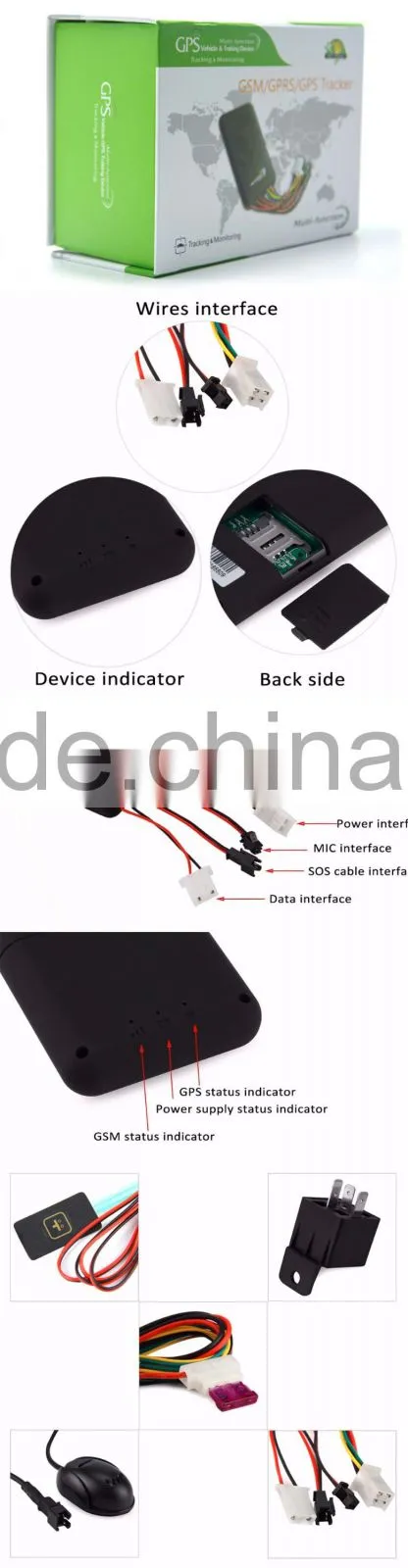 New High quality car gps tracker with tracking software