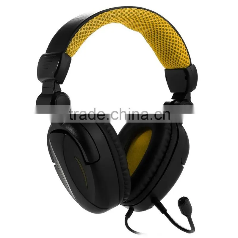 Big Foldable overhead headphone tablet PC gaming headset for ps4 xbox one with detachable mic