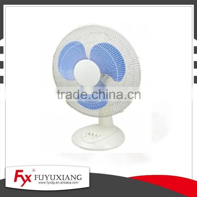 Factory supply fast delivery decorative 12 inch oscillating desk fan /table fan
