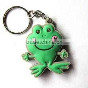 cartoon soft pvc dog keychain