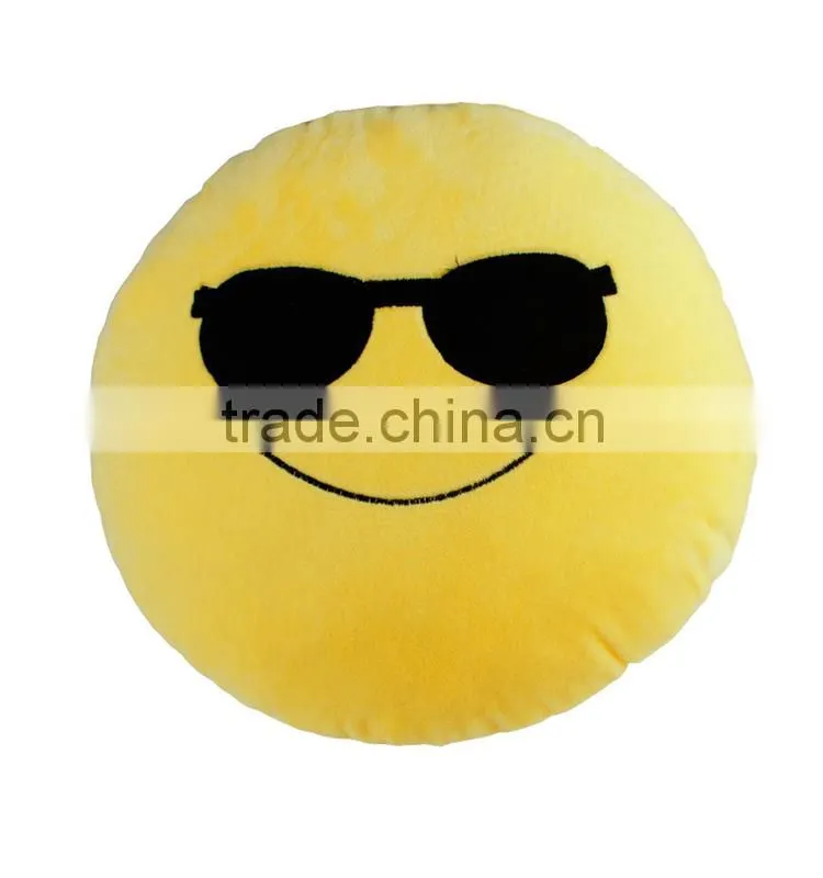2015 Hot sale pp cotton whatsapp emoji pillow cute Smiley Emoticon Cushion plush toy emoji pillow
