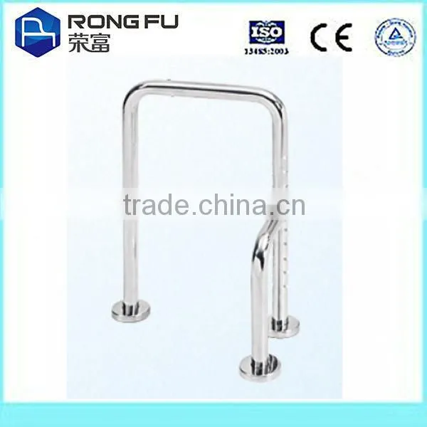 ISO&Sample Accepted,304standard SS ( Stainless Steel) grab bar for bathroom/toilet