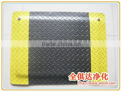 Rubber PVC Yellow Anti-fatigue Floor Mat