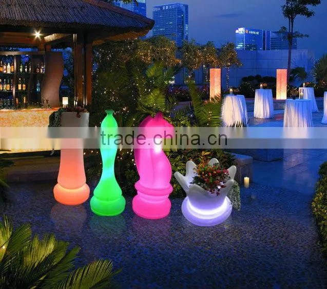LED Luminous Pyramind Decoration LED Light Indoor Outdoor Garden Decor