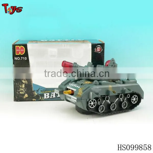 Light and sound mini toy tank