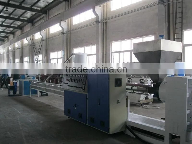 Plastic granules extruder to making pellets
