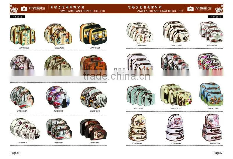 2014 new design MDF canvas box on stock catalog