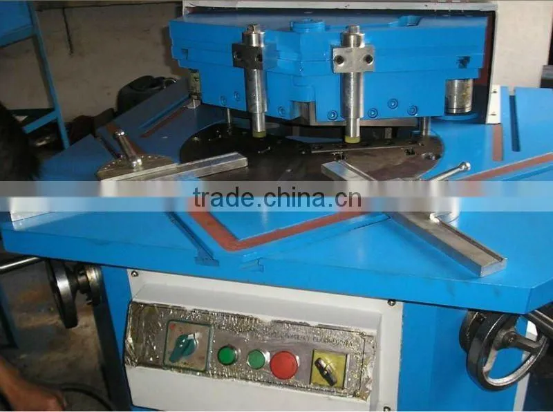 Aluminum window making from factory corner cutting machine